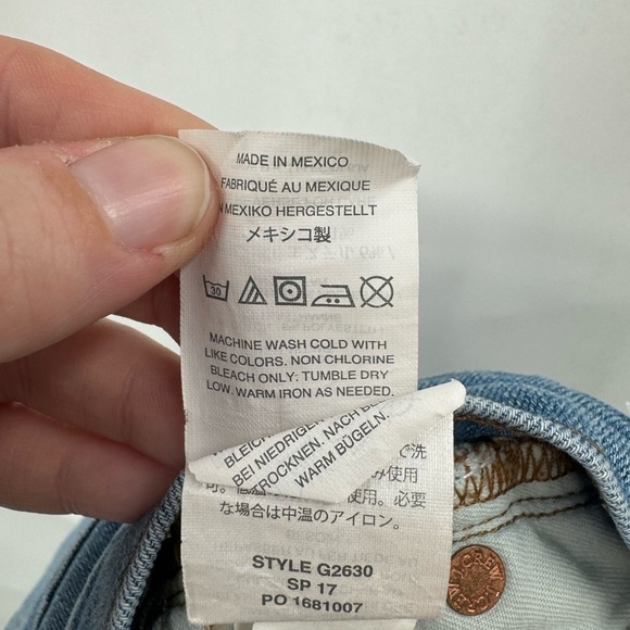 J. Crew Slim Broken In Boyfriend Distressed Straight‎ Leg Women 26 Denim Jeans - Picture 10 of 12